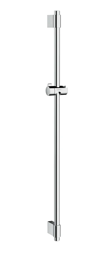 Hansgrohe Unica Brausestange Varia 105 cm Chrom – variable Wandstutzen, verstellbarer Neigungswinkel, Gesamtlänge 1044 mm