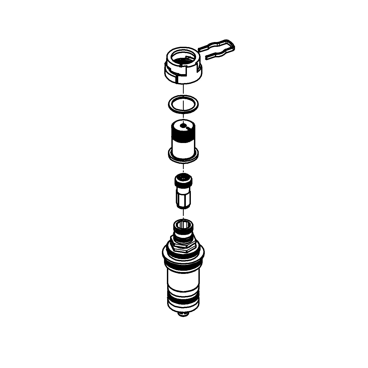 Thermoelement 47220, 3/4″, Dehnstoff, mit nicht steigender Spindel