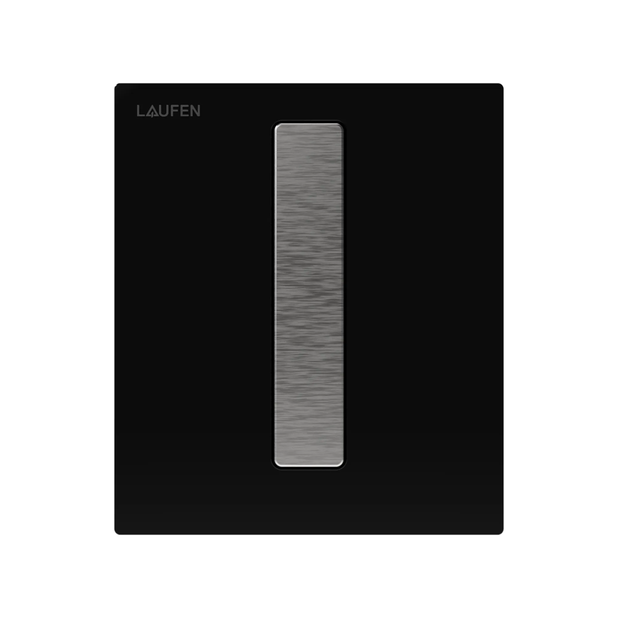 Laufen INEO AU102 Urinal-Betätigungsplatte Glas schwarz / Metalltasten in Edelstahloptik Laufen INEO AU102 Urinal-Betätigungsplatte Glas schwarz / Metalltasten in Edelstahloptik