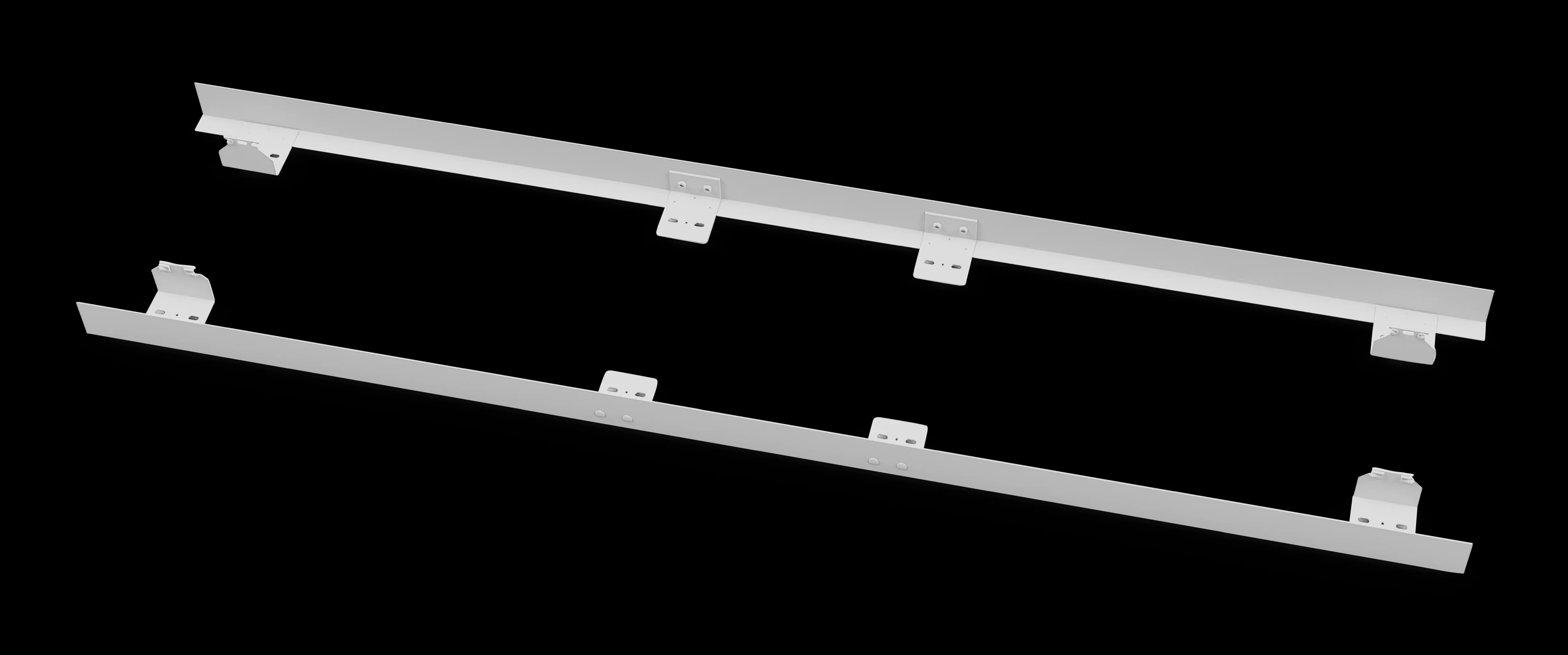 Kermi Befestigungsset Niva einlagig, 1220 mm in Anthrazitgrau Kermi Befestigungsset Niva einlagig, 1220 mm in Anthrazitgrau