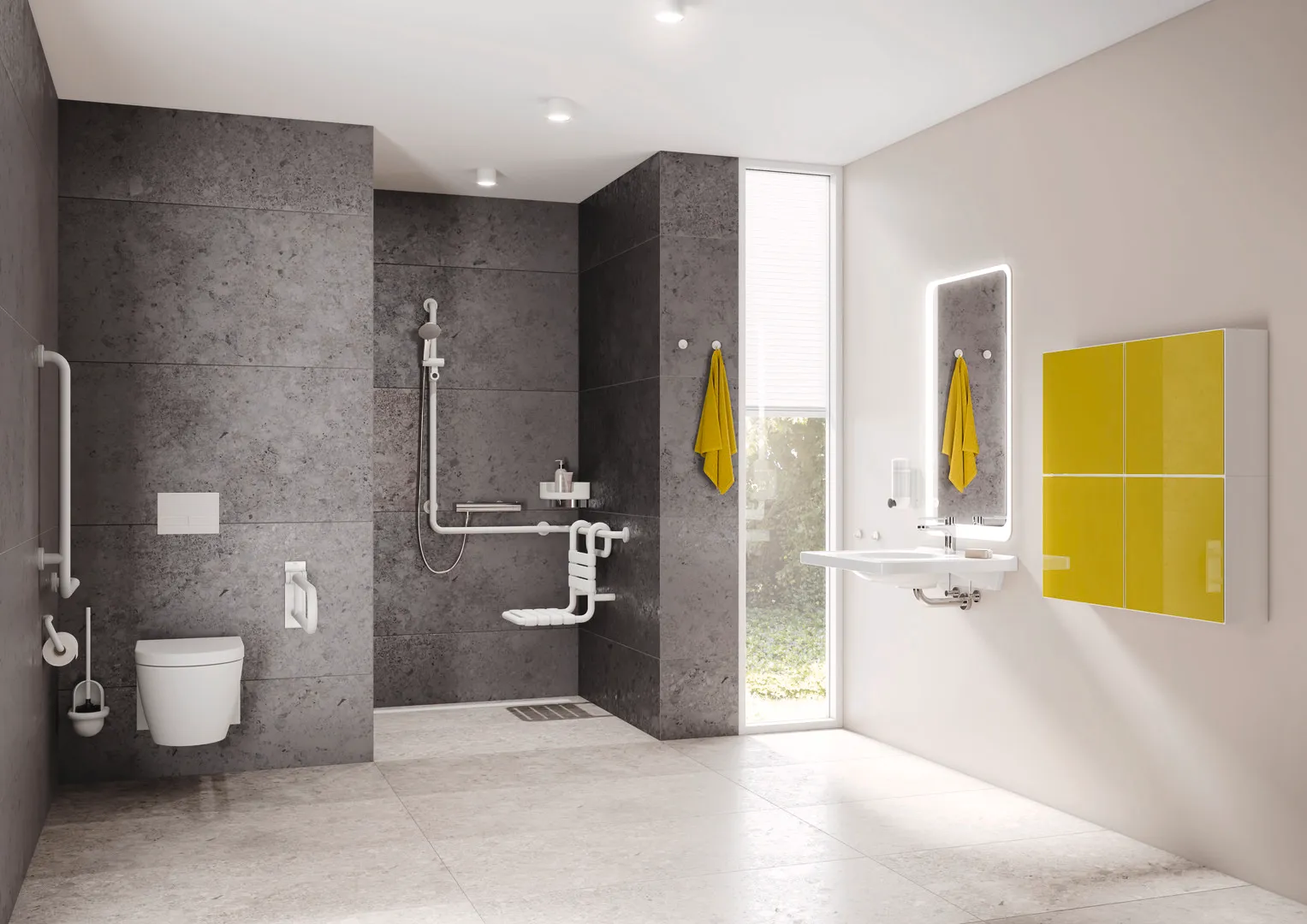 Einhängesitz „Serie 801“ in Felsgrau Einhängesitz „Serie 801“ in Felsgrau