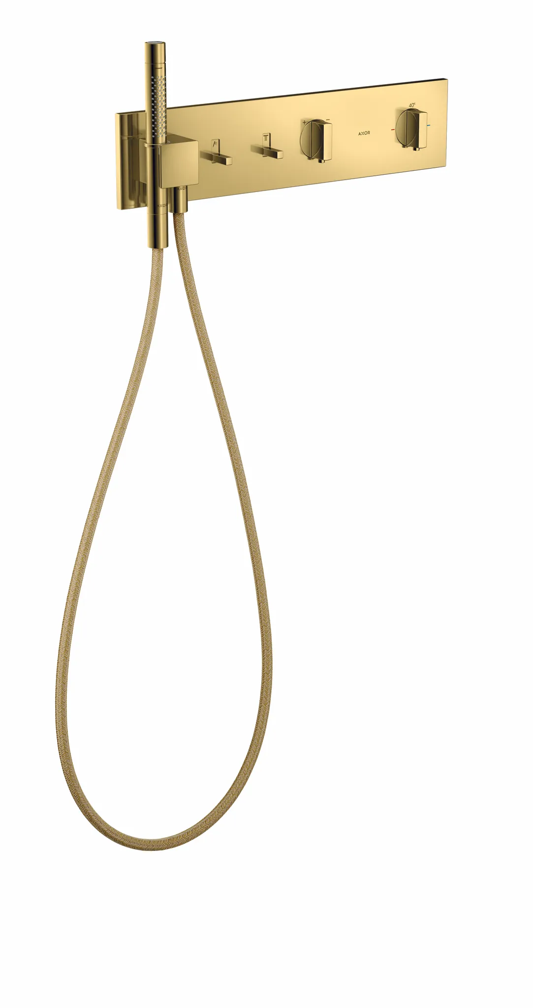 Hansgrohe AXOR ShowerComposition Thermostatmodul 470⁄110 Unterputz, Polished Gold Optic