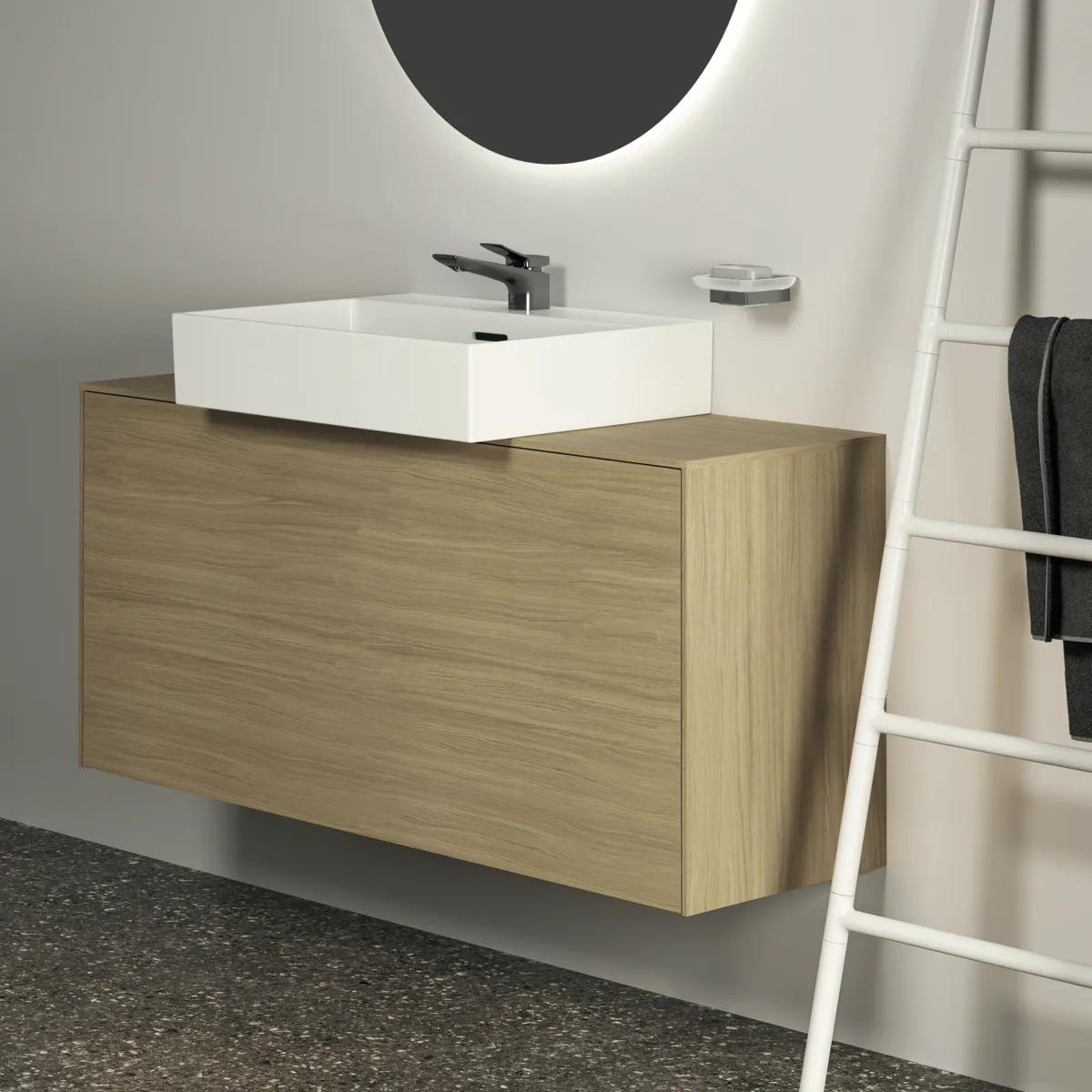 Ideal Standard Conca Cube Seifenschale Magnetic Grey, eckig, herausnehmbar, 105x105x38 mm Ideal Standard Conca Cube Seifenschale Magnetic Grey, eckig, herausnehmbar, 105x105x38 mm