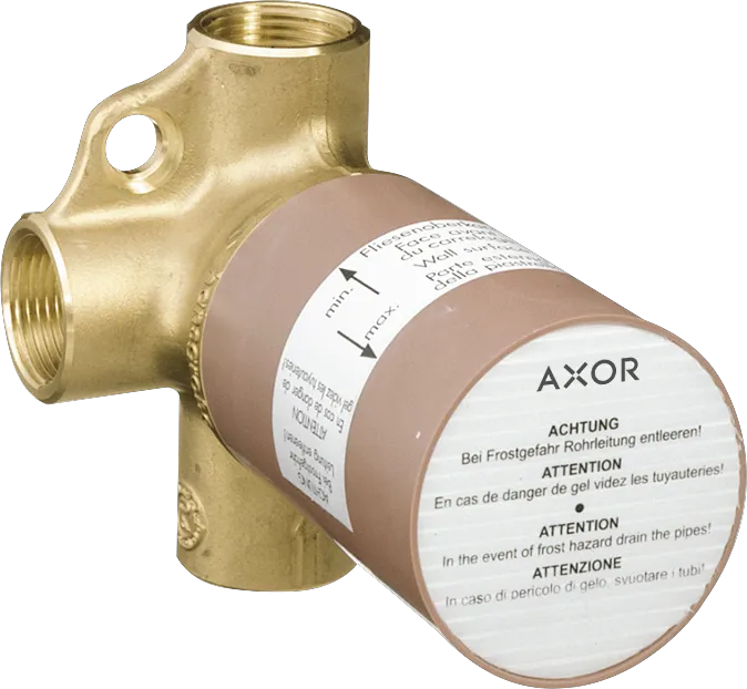 Hansgrohe AXOR Ventile ohne Grundkörper Bonusfähiger Umsatz, Grundkörper für Ab- und Umstellventil Trio Unterputz Hansgrohe AXOR Ventile ohne Grundkörper Bonusfähiger Umsatz, Grundkörper für Ab- und Umstellventil Trio Unterputz