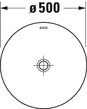 WT freisteh.,500mm White Tulip,Weiß ohneÜL,o.HLB,mit Öffnung hinten WT freisteh.,500mm White Tulip,Weiß ohneÜL,o.HLB,mit Öffnung hinten