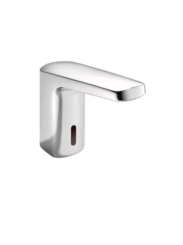 SENSORIC Waschtischarmatur elektr., verchromt, kubisch, Netzbetrieb SENSORIC Waschtischarmatur elektr., verchromt, kubisch, Netzbetrieb