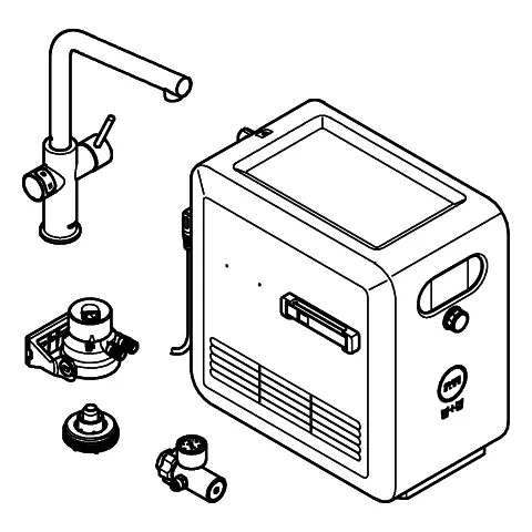 Grohe Blue Professional L-Auslauf Set Grohe Blue Professional L-Auslauf Set