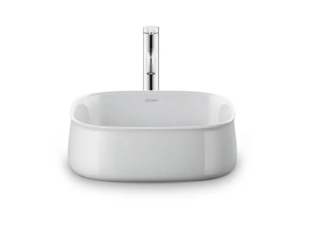 Aufsatzwaschtisch geschliffen „Zencha“ 42 × 42 × 13,5 cm, ohne Hahnlochbohrung in Weiß Hochglanz Aufsatzwaschtisch geschliffen „Zencha“ 42 × 42 × 13,5 cm, ohne Hahnlochbohrung in Weiß Hochglanz