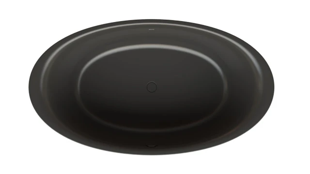 Bette oval Badewanne „BetteEve Oval Silhouette“ 180 × 100 cm in Anthracite