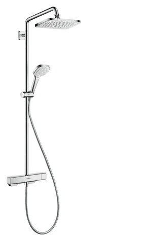 Showerpipe Croma E 280 1jet EcoSmart 9 l/min chrom mit Brausethermostat