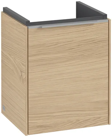 Villeroy & Boch Waschtischunterschrank mit Tür „Subway 3.0“ für Schrankwaschtisch 351 × 429 × 309 mm Nordic Oak, 1 Tür, für Becken mittig, Anschlag links Villeroy & Boch Waschtischunterschrank mit Tür „Subway 3.0“ für Schrankwaschtisch 351 × 429 × 309 mm Nordic Oak, 1 Tür, für Becken mittig, Anschlag links