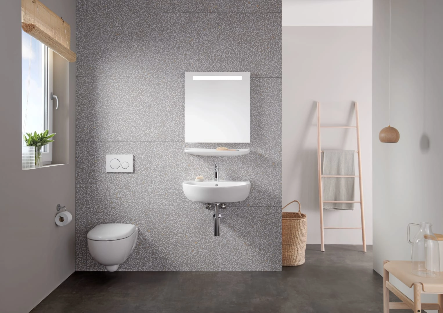 Wand-Tiefspül-WC „Renova Premium“ teilgeschlossene Form in weiß alpin Wand-Tiefspül-WC „Renova Premium“ teilgeschlossene Form in weiß alpin