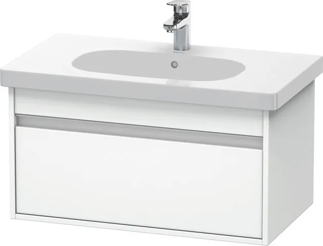 Duravit Waschtischunterschrank wandhängend „Ketho“ 80 × 41 × 45,5 cm Weiß Matt Duravit Waschtischunterschrank wandhängend „Ketho“ 80 × 41 × 45,5 cm Weiß Matt