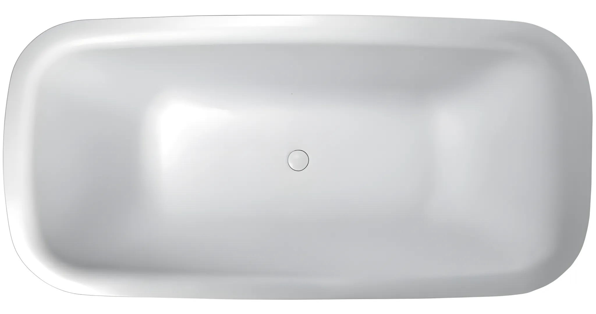 Mauersberger Badewanne „cancu cavi duo“ 1750 × 850 mm in Weiß