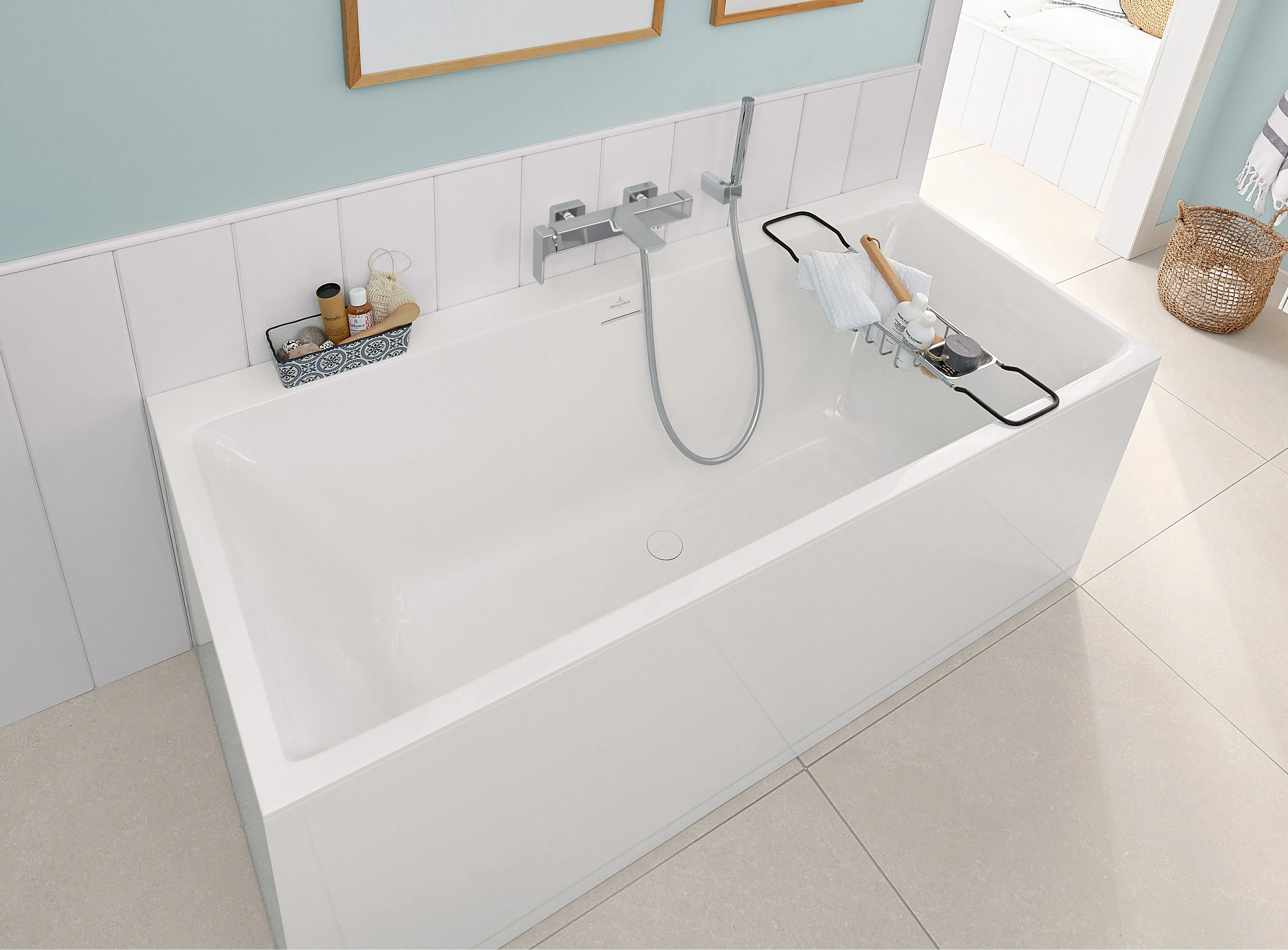 Villeroy & Boch Badewanne „Subway 3.0“ rechteck 180 × 80 cm, Mittelablauf in Weiß Alpin Villeroy & Boch Badewanne „Subway 3.0“ rechteck 180 × 80 cm, Mittelablauf in Weiß Alpin