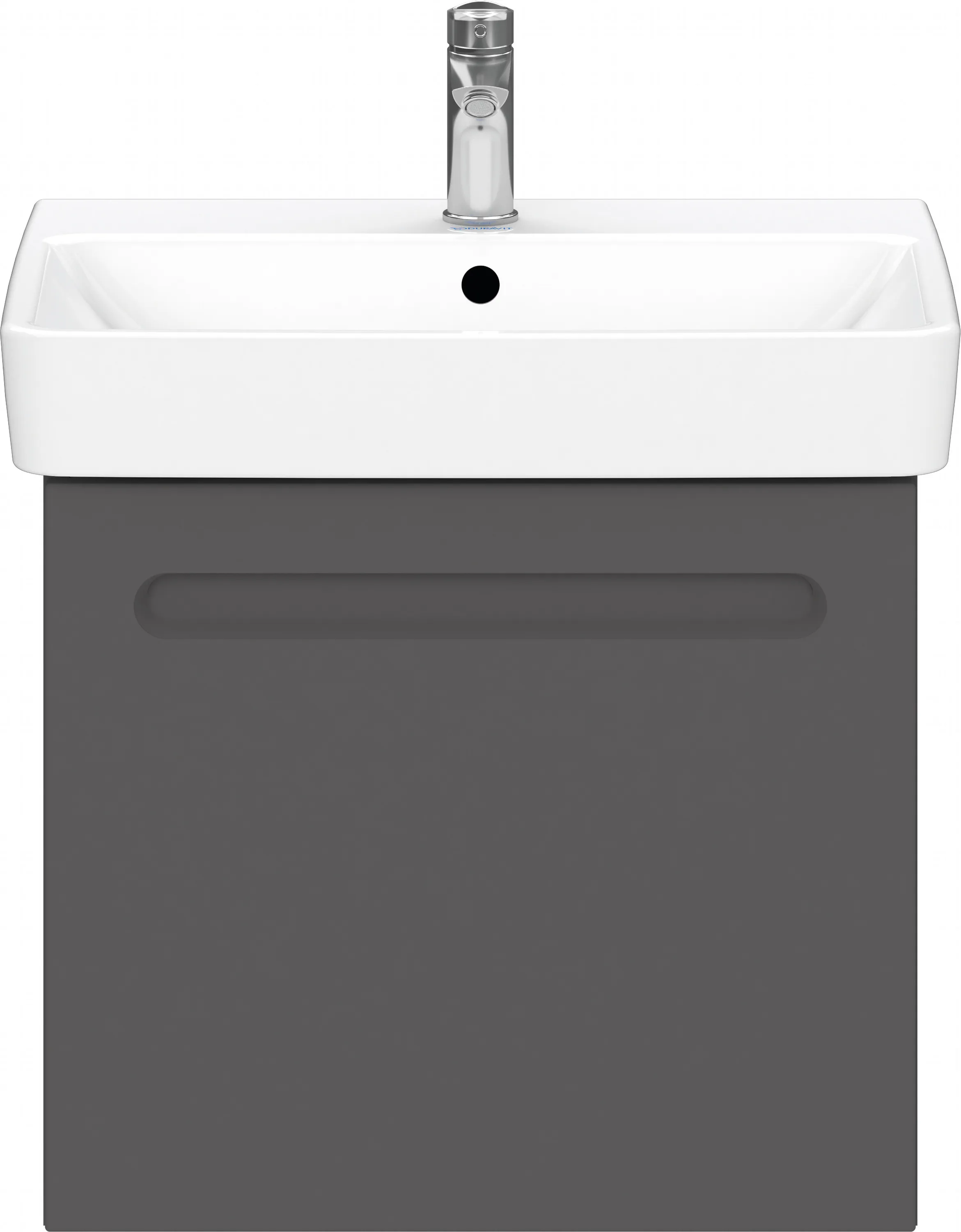 Duravit Waschtischunterschrank wandhängend „No.1“ 54 × 47,8 × 42,6 cm in Graphit Matt Duravit Waschtischunterschrank wandhängend „No.1“ 54 × 47,8 × 42,6 cm in Graphit Matt