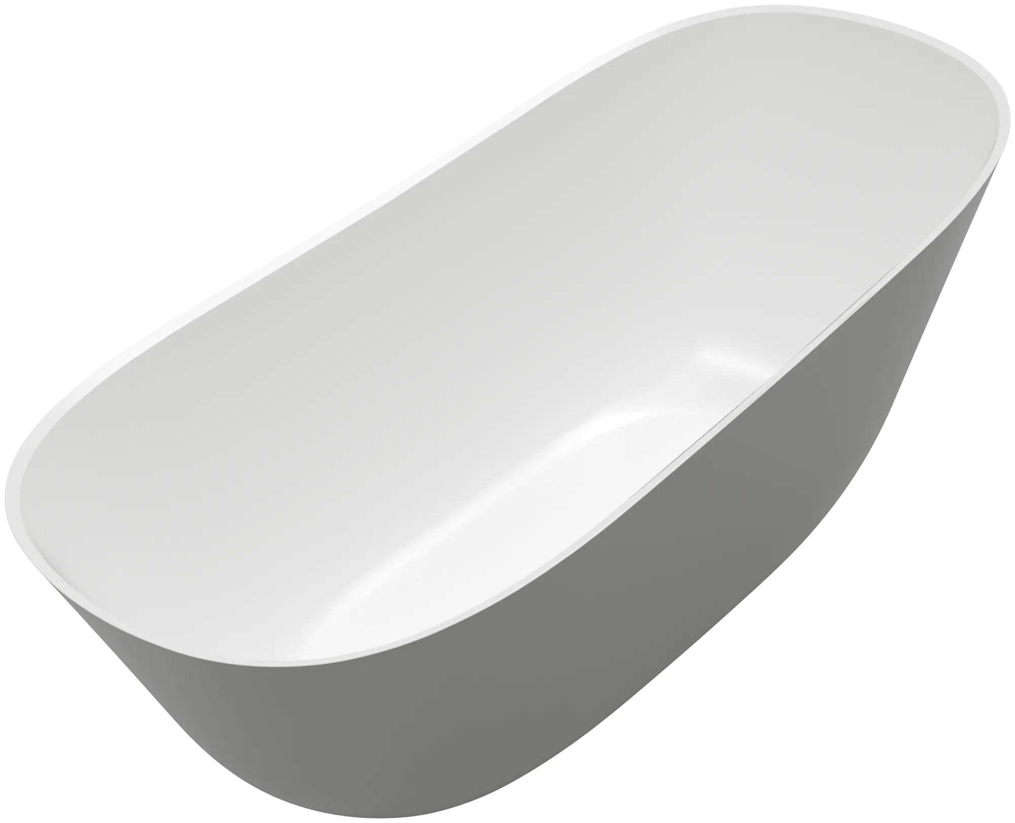 Villeroy & Boch Badewanne „Theano“ freistehend soft-edge 170 × 75 cm in Weiß Alpin / Colour On Demand