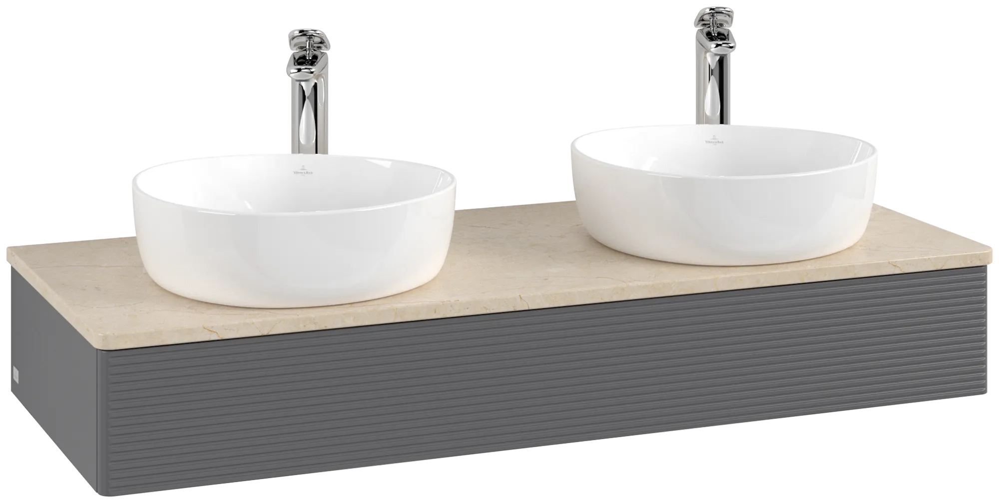 Villeroy & Boch Antao Waschbeckenunterschrank L13_5 1200x190x500mm anthrazit