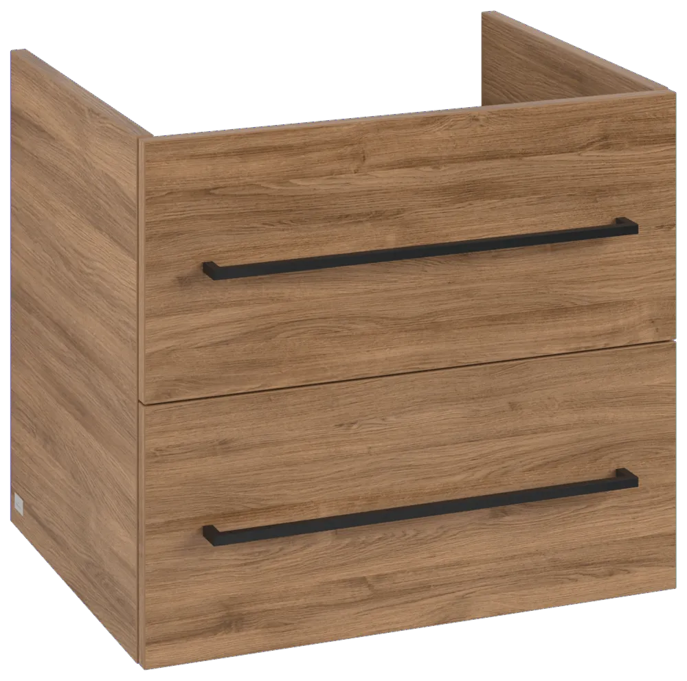 Villeroy & Boch Waschtischunterschrank „Avento“ für Schrankwaschtisch 58 × 51,4 × 45,2 × 45,2 cm Kansas Oak, Soft Closing