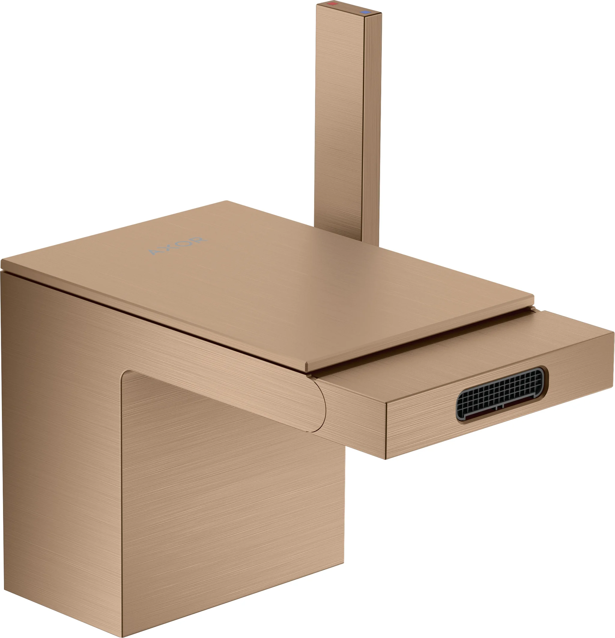 Hansgrohe AXOR MyEdition Platte 117 mm Metall Brushed Red Gold abnehmbar Hansgrohe AXOR MyEdition Platte 117 mm Metall Brushed Red Gold abnehmbar