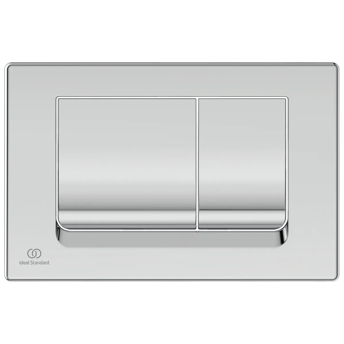 Ideal Standard Solea WC Betätigungsplatte M1, Mechanisch, 2-Mengen-Spültechnik, Chrom Ideal Standard Solea WC Betätigungsplatte M1, Mechanisch, 2-Mengen-Spültechnik, Chrom