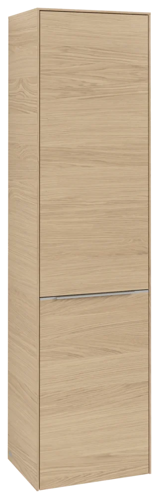 Villeroy & Boch Subway 3.0 Hochschrank, Nordic Oak, 450x1710x346 mm, 1 Tür, 1 Wäscheklappe mit Korb, SoftClosing, Wandmontage Villeroy & Boch Subway 3.0 Hochschrank, Nordic Oak, 450x1710x346 mm, 1 Tür, 1 Wäscheklappe mit Korb, SoftClosing, Wandmontage