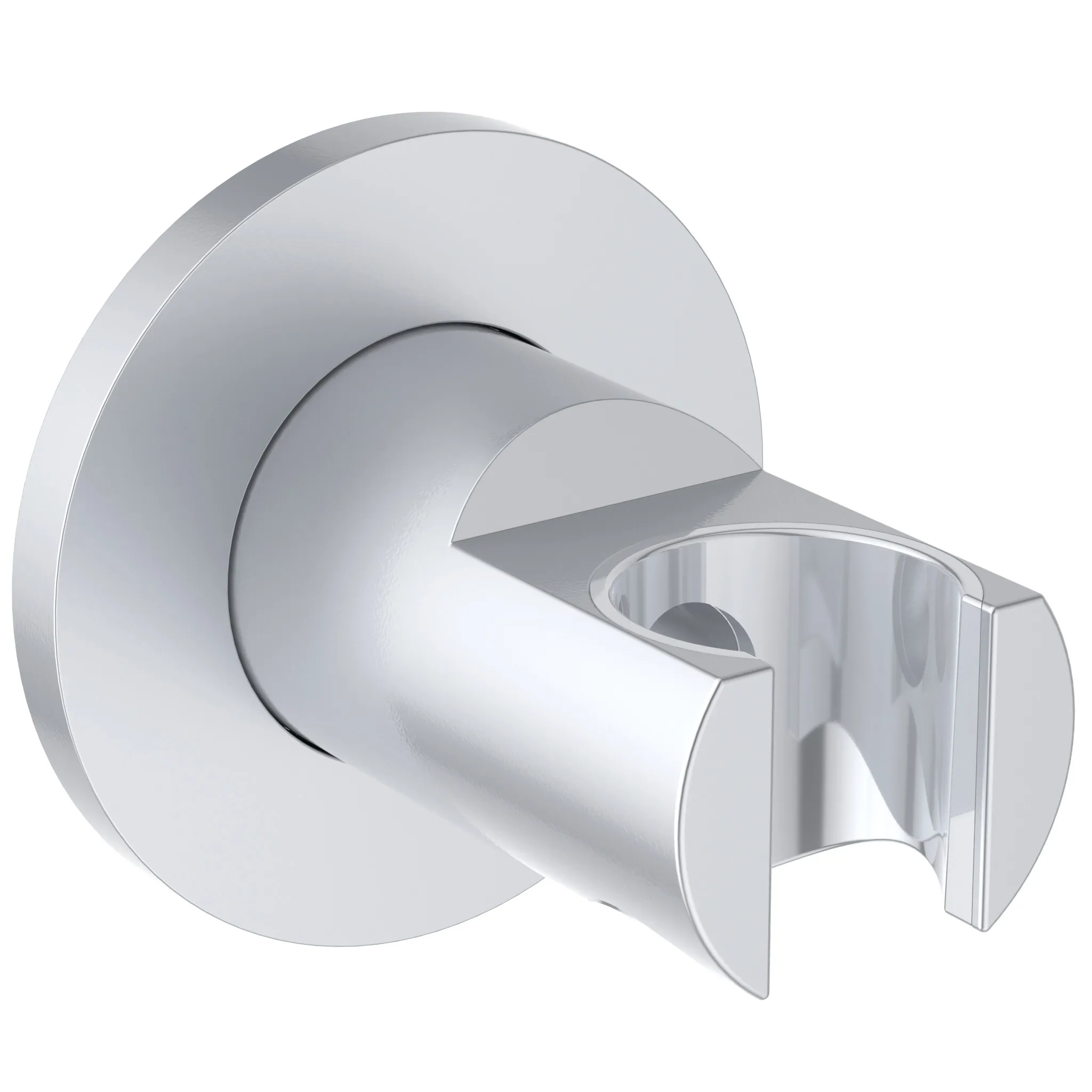 Wandhalter Idealrain Atelier, mit runder Rosette, für Handbrause, Brushed Gold Wandhalter Idealrain Atelier, mit runder Rosette, für Handbrause, Brushed Gold