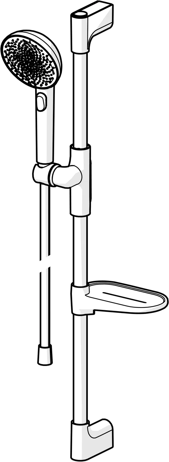 HansaAURELIA Wandstangengarnitur HansaAURELIA 4716 3-strahlig Chrom HansaAURELIA Wandstangengarnitur HansaAURELIA 4716 3-strahlig Chrom