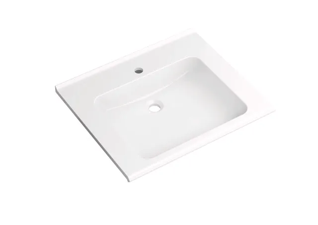 HEWI Waschtisch S-Form, modular, 650x550mm, alpinweiß HEWI Waschtisch S-Form, modular, 650x550mm, alpinweiß