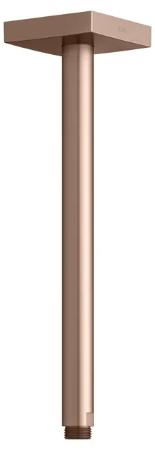 KEUCO Brausearm Deckenmontage eckig 300 mm Rotgold gebürstet KEUCO Brausearm Deckenmontage eckig 300 mm Rotgold gebürstet