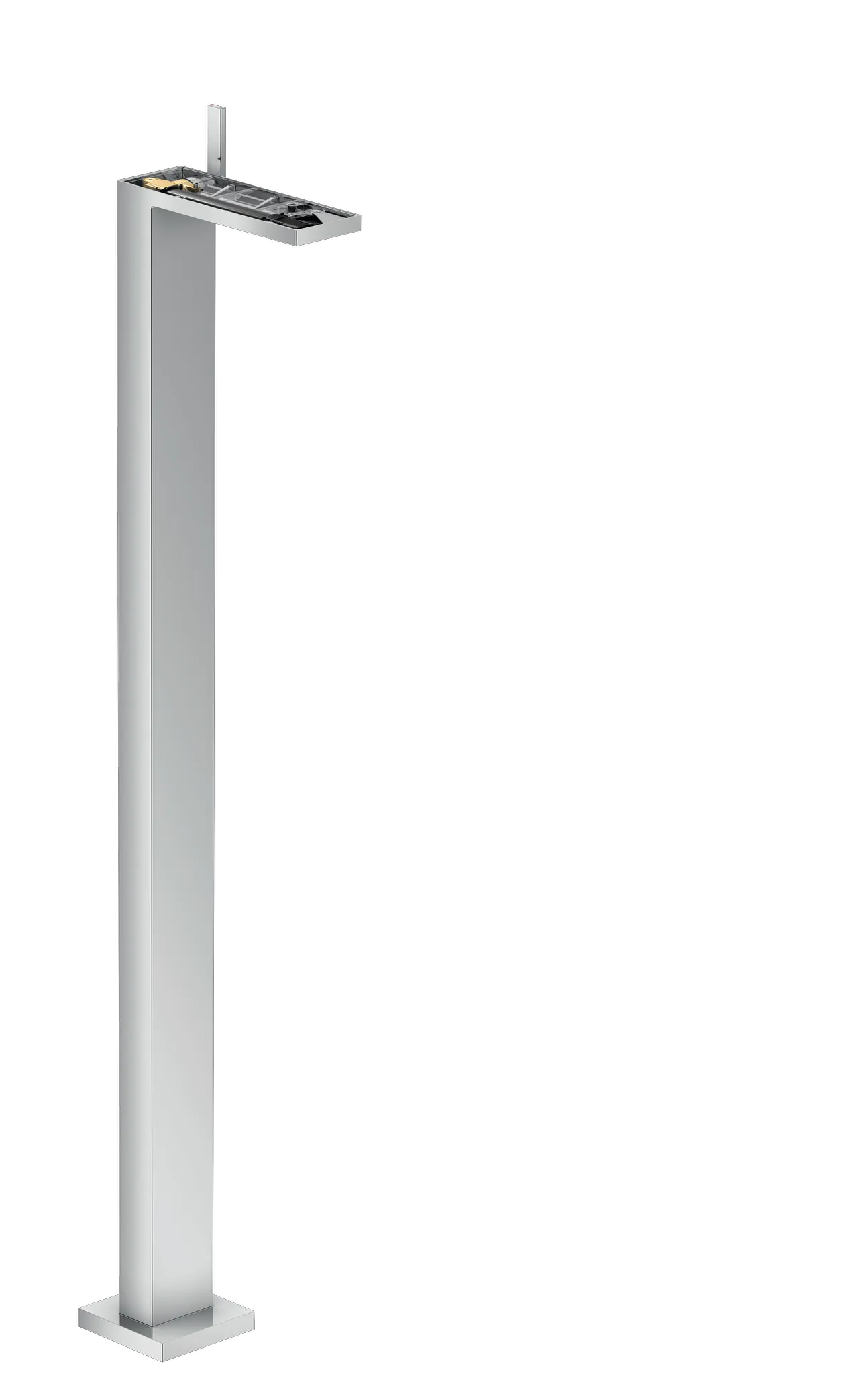 AXOR MyEdition Einhebel-Waschtischmischer bodenstehend mit Push-Open Ablaufgarnitur ohne Platte Chrom AXOR MyEdition Einhebel-Waschtischmischer bodenstehend mit Push-Open Ablaufgarnitur ohne Platte Chrom