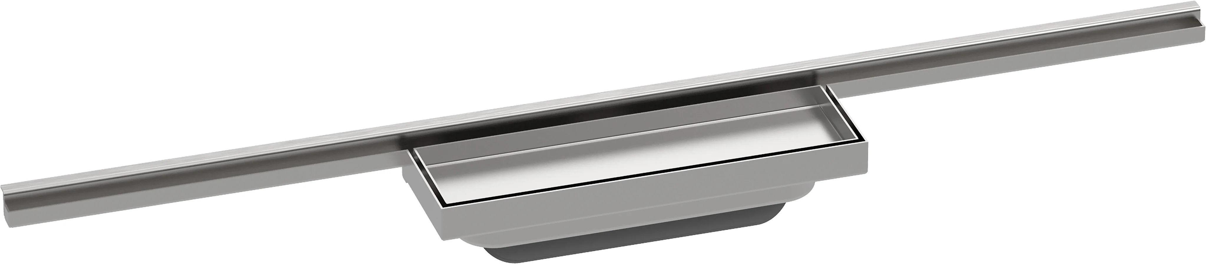 Hansgrohe RainDrain Minimalistic Duschrinne 700 mm, wandangebunden, befliesbar, Edelstahl V2A, höhenverstellbar um 10 mm Hansgrohe RainDrain Minimalistic Duschrinne 700 mm, wandangebunden, befliesbar, Edelstahl V2A, höhenverstellbar um 10 mm