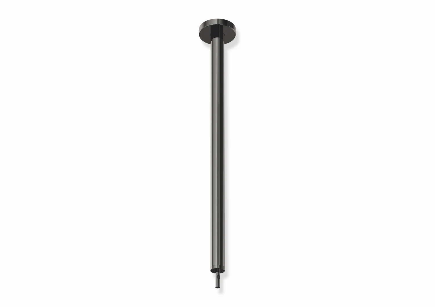 Deckenabhängung des Systems 900, Edelstahl, PVD, Länge 500 mm, bis auf 200 mm kürzbar, D: 25 mm, in Farbe CK (messing glänzend)