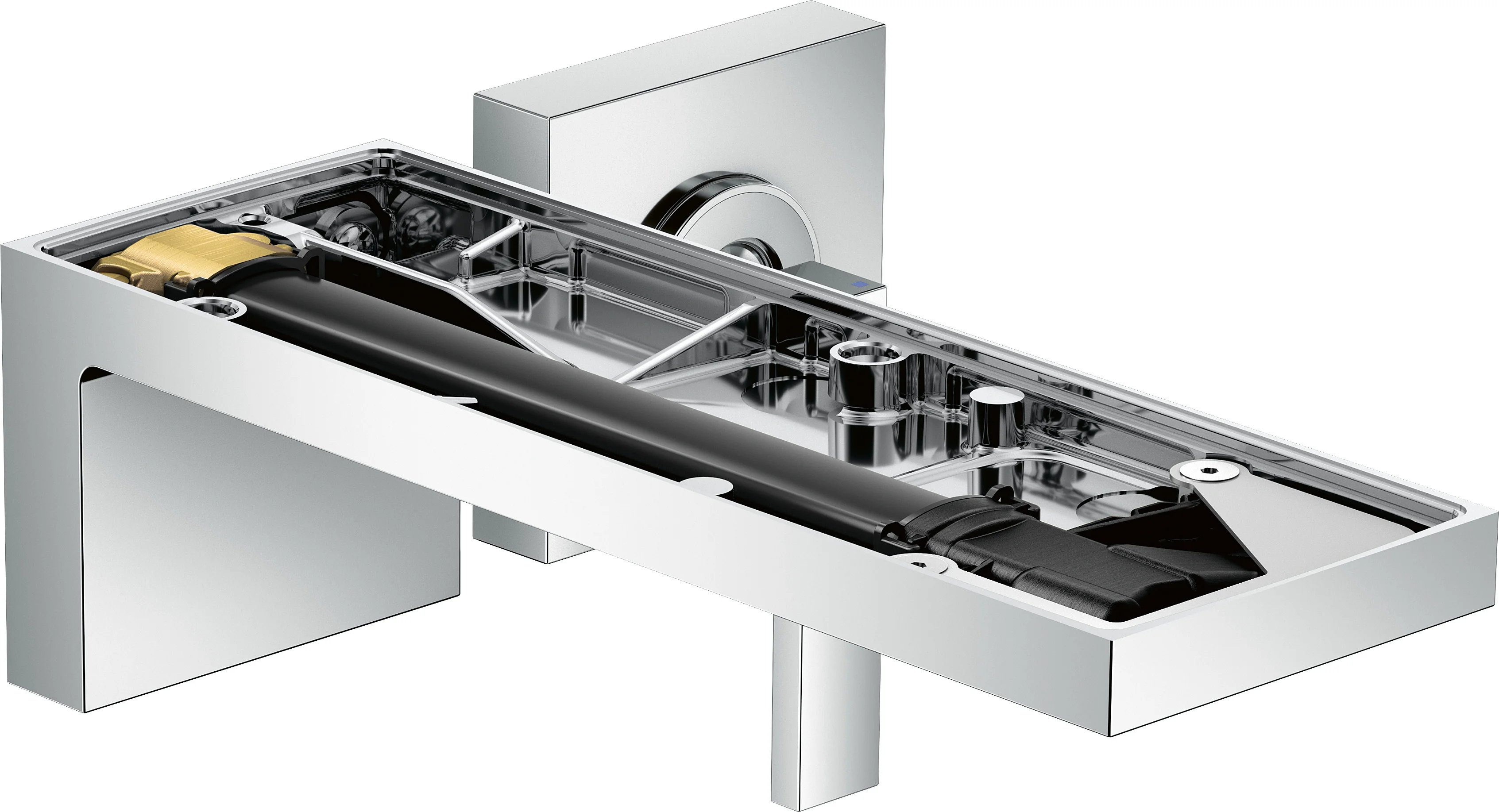 Hansgrohe AXOR MyEdition Einhebel-Waschtischmischer Unterputz, Chrom, Ausladung 221 mm, Auslaufhöhe 82 mm Hansgrohe AXOR MyEdition Einhebel-Waschtischmischer Unterputz, Chrom, Ausladung 221 mm, Auslaufhöhe 82 mm
