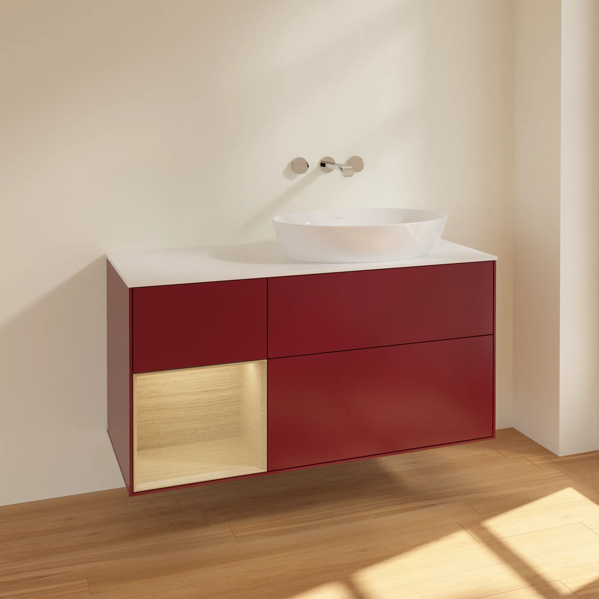 Villeroy & Boch Finion FA4 Waschbeckenunterschrank 1200x603x501mm mit Beleuchtung