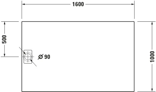 Duravit rechteck Duschwanne „Stonetto“ 160 × 100 cm in Anthrazit Matt Duravit rechteck Duschwanne „Stonetto“ 160 × 100 cm in Anthrazit Matt