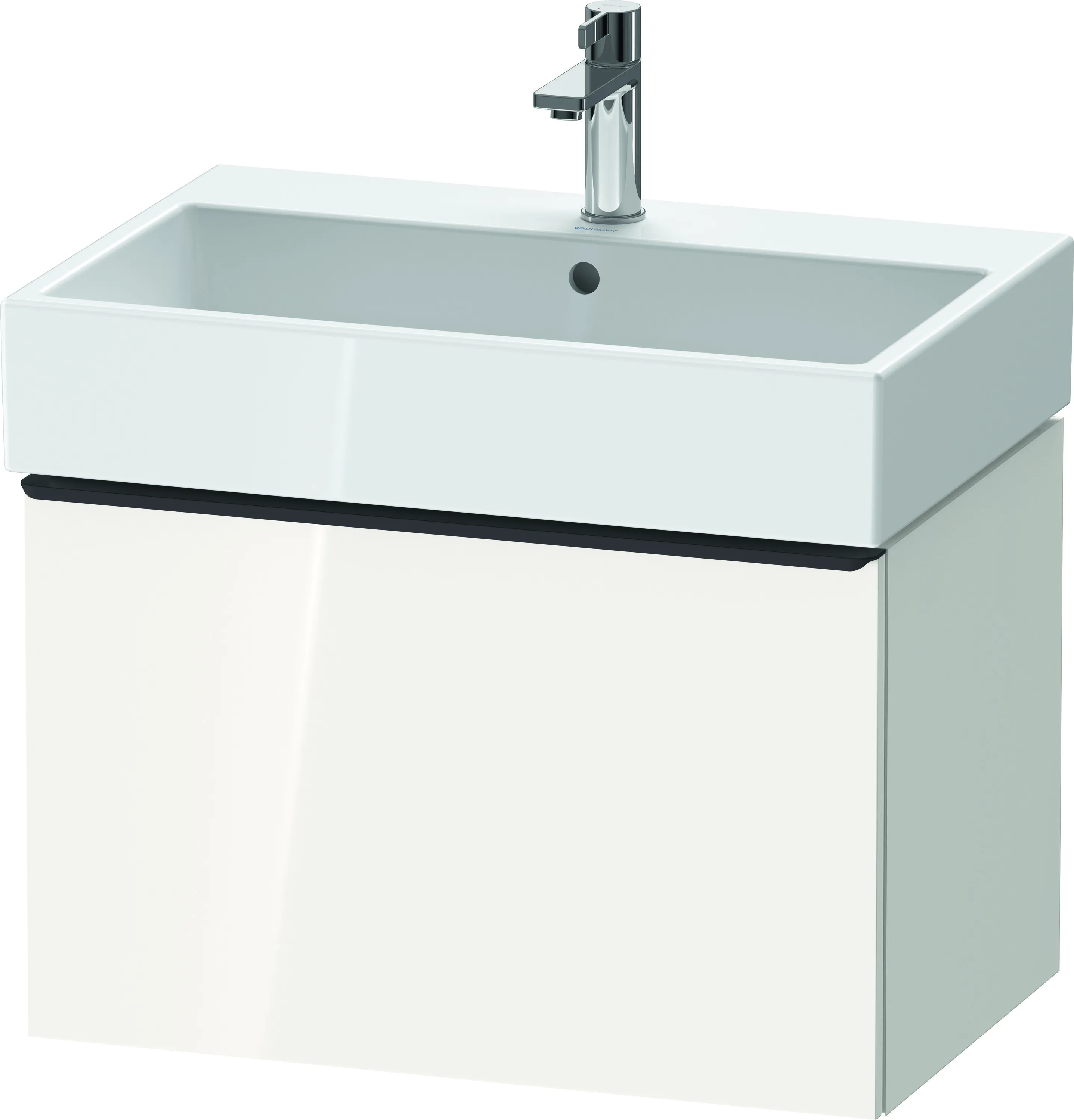 Duravit Waschtischunterschrank wandhängend „D-Neo“ 68,4 × 44 × 44,2 cm Weiß Hochglanz