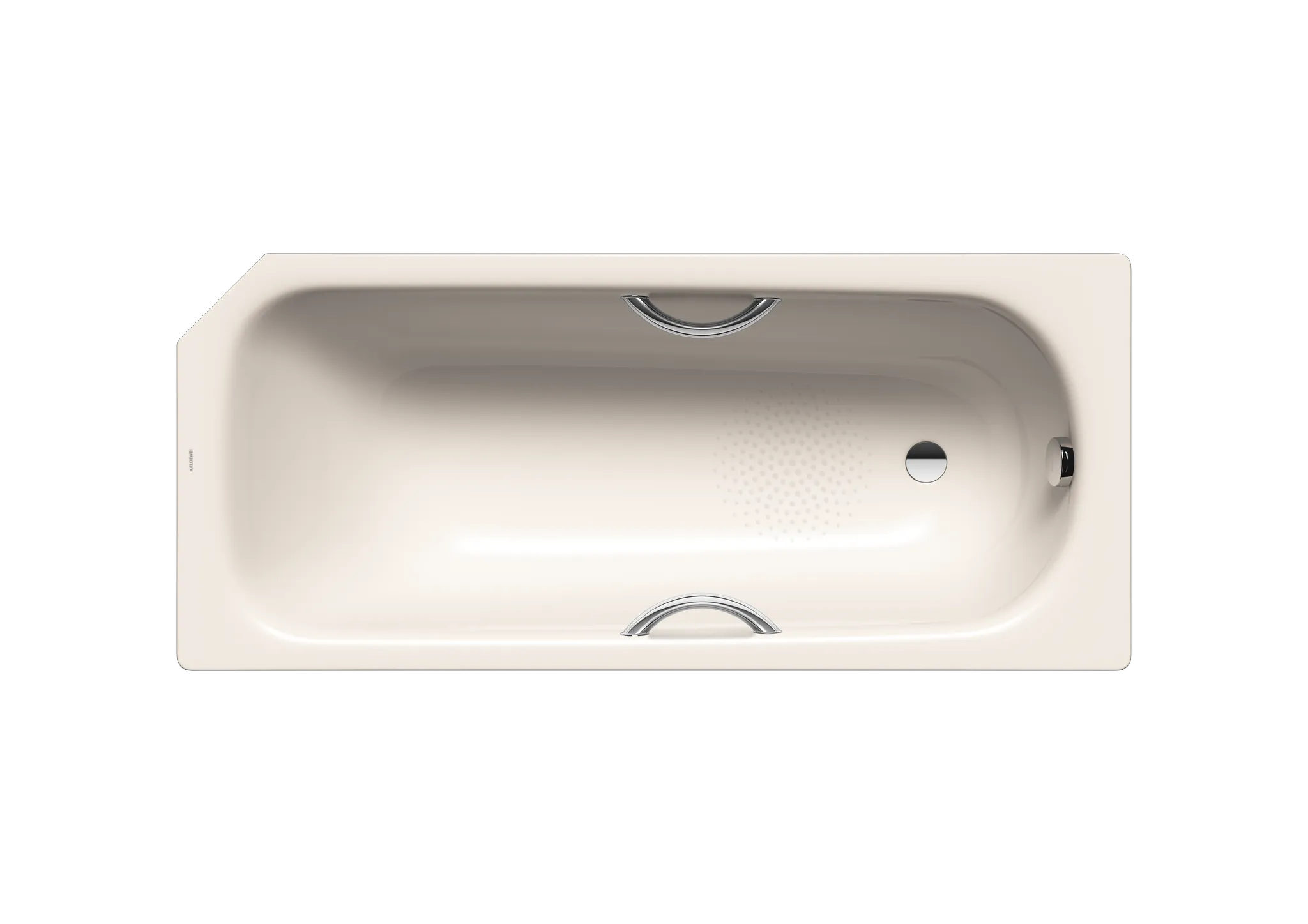Kaldewei Badewanne „Saniform V2“ Star fünfeck rechteck 160 × 70 cm, mit Grifflochbohrungen in pergamon