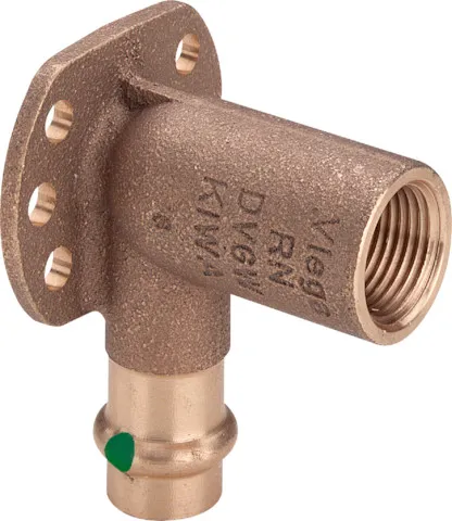 Viega Installationsmaterial „Sanpress“ in 15 mm × Rp1 / 2 × 45 mm Rotguss  Viega Installationsmaterial „Sanpress“ in 15 mm × Rp1 / 2 × 45 mm Rotguss