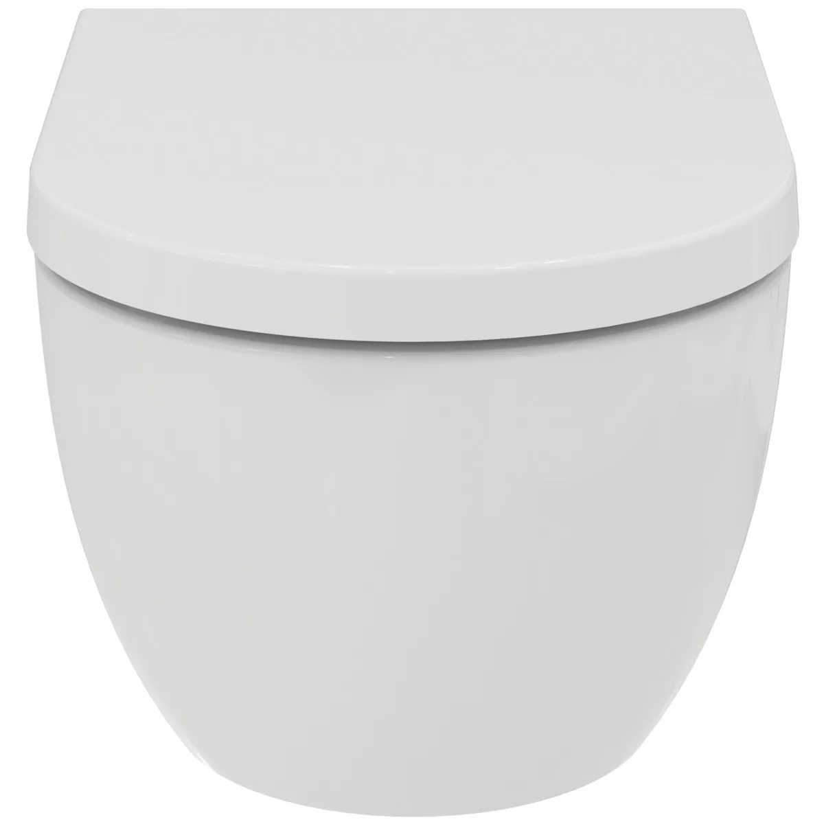 WC-Paket Blend Curve WC Randlos mit WC-Sitz Softclosing 360x540x375mm Weiß