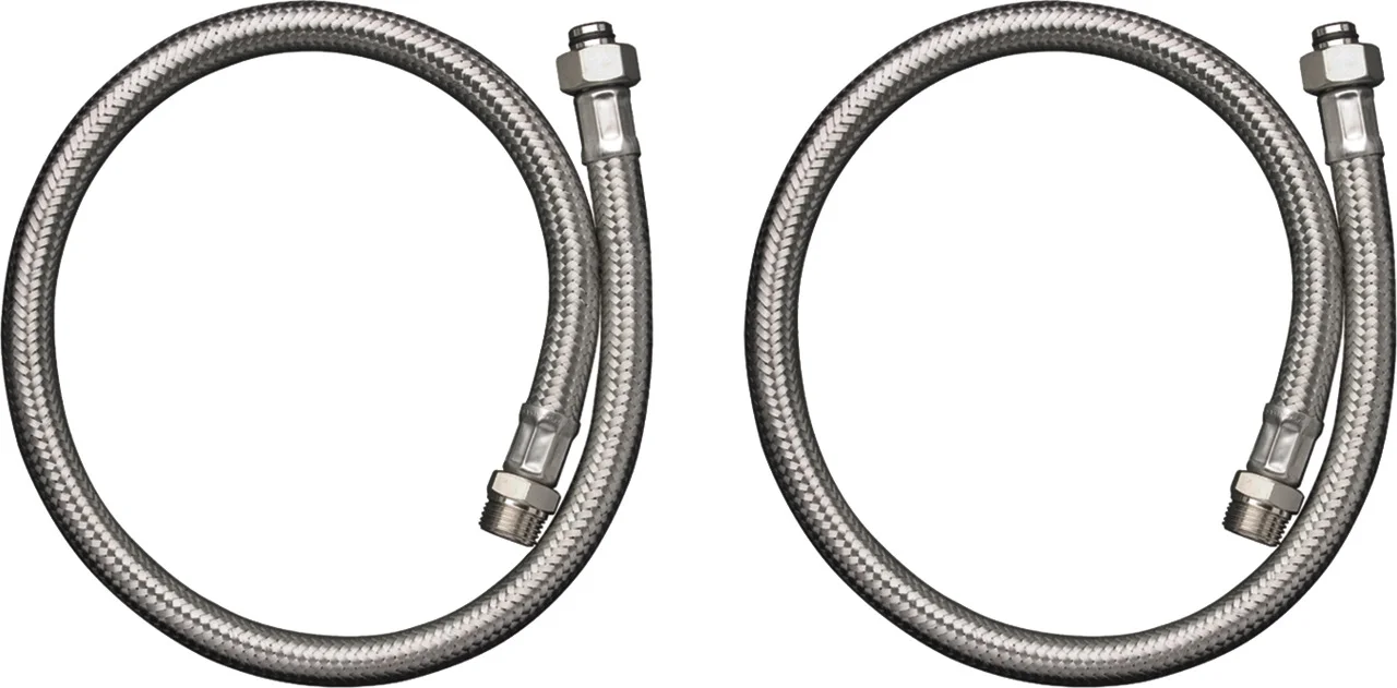 Hansgrohe AXOR Anschlussschlauchset für 2-Loch Wannenrandarmatur mit Thermostat