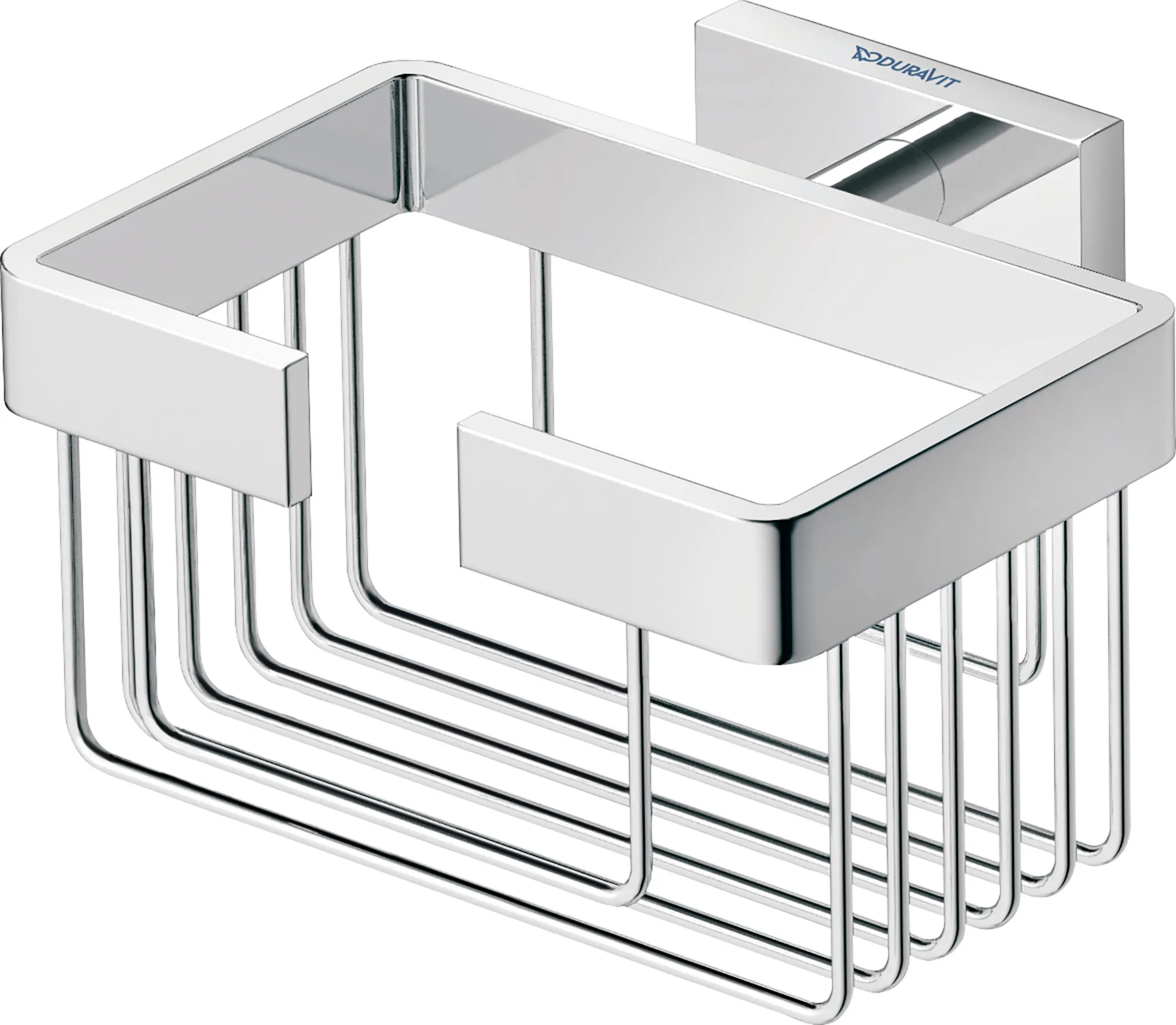 Duravit Seifenkorb „Karree“, Befestigung sichtbar 12 × 6,5 × 14 cm Duravit Seifenkorb „Karree“, Befestigung sichtbar 12 × 6,5 × 14 cm