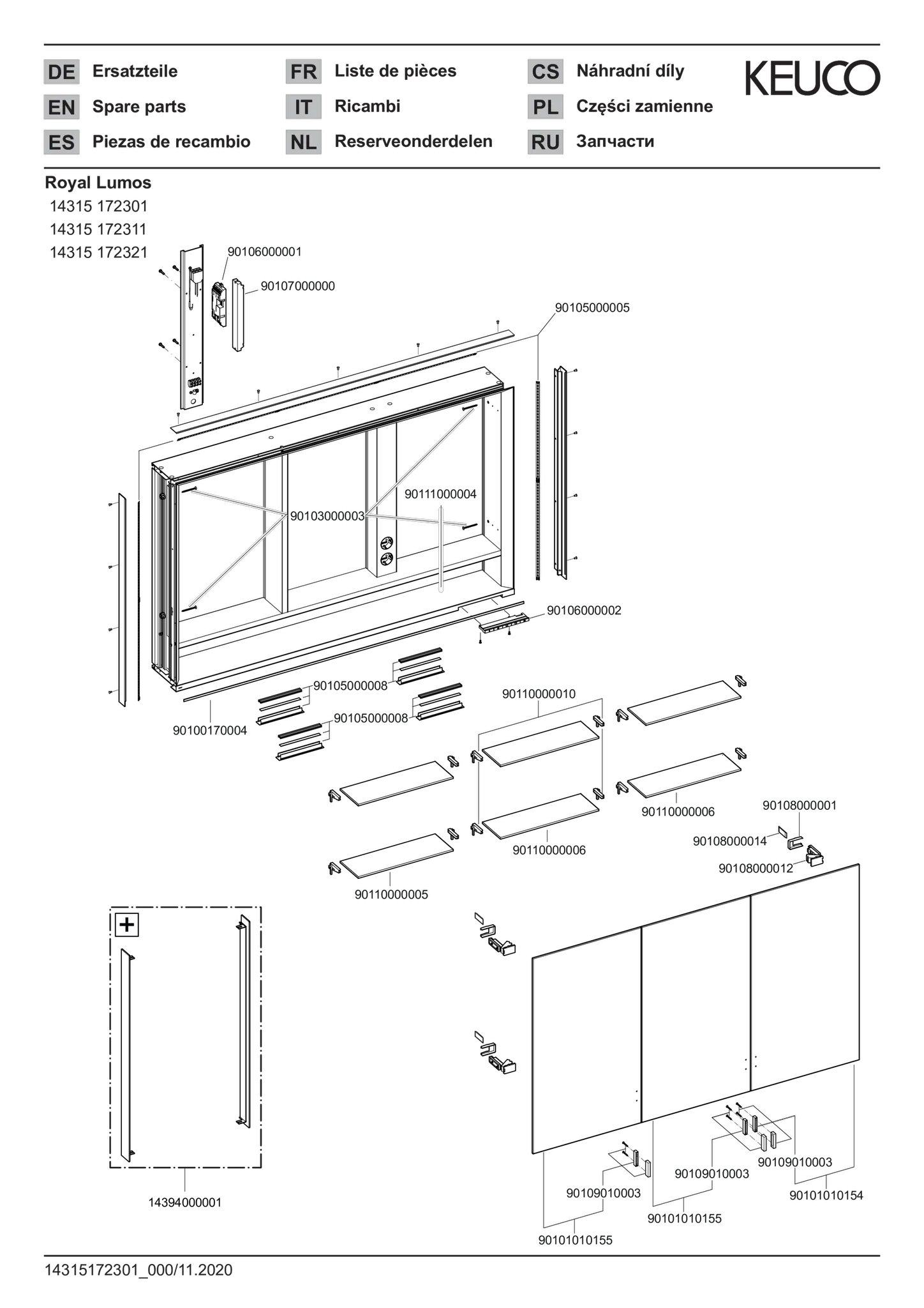KEUCO Wandeinbau Spiegelschrank mit verdecktem Ablagefach „Royal Lumos“ in Silber (eloxiert), Unterputz, mit Steckdosen, ohne Spiegelheizung 1200 × 735 × 165 mm KEUCO Wandeinbau Spiegelschrank mit verdecktem Ablagefach „Royal Lumos“ in Silber (eloxiert), Unterputz, mit Steckdosen, ohne Spiegelheizung 1200 × 735 × 165 mm