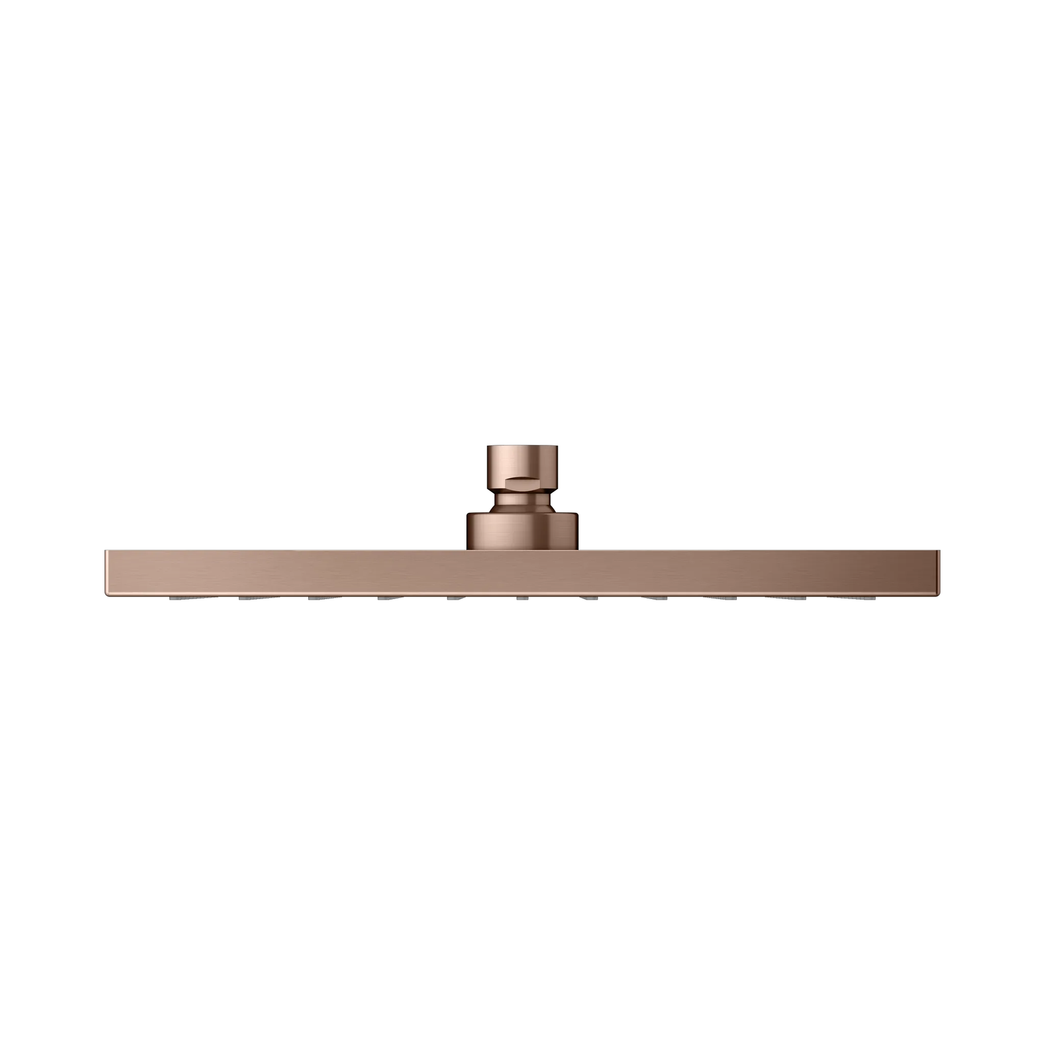 Brausen und Brausezubehör Kopfbrause eckig 250 x 250 mm Rotgold gebürstet