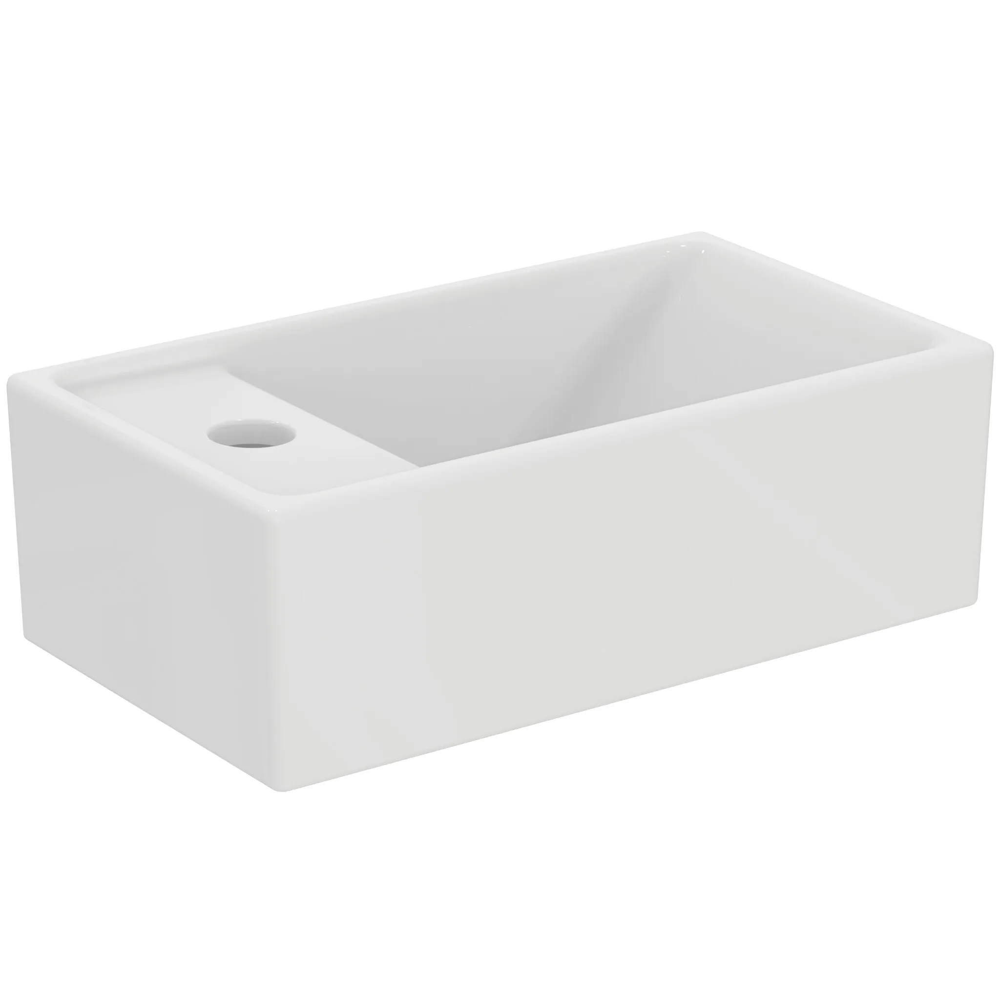 Möbelpaket Eurovit+ Handwaschbecken links 37cm Weiß und Unterschrank 36cm mit Tür Hochglanz grau lackiert Möbelpaket Eurovit+ Handwaschbecken links 37cm Weiß und Unterschrank 36cm mit Tür Hochglanz grau lackiert