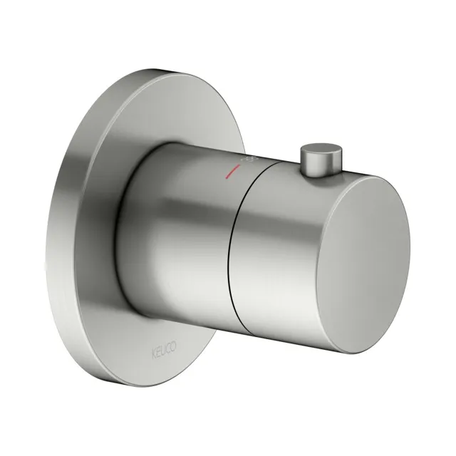KEUCO IXMO Thermostatarmatur Unterputz rund Edelstahl-finish KEUCO IXMO Thermostatarmatur Unterputz rund Edelstahl-finish