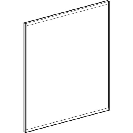 Geberit Spiegel „Option“ 60 × 70 cm, rechteckig in weiß alpin Geberit Spiegel „Option“ 60 × 70 cm, rechteckig in weiß alpin