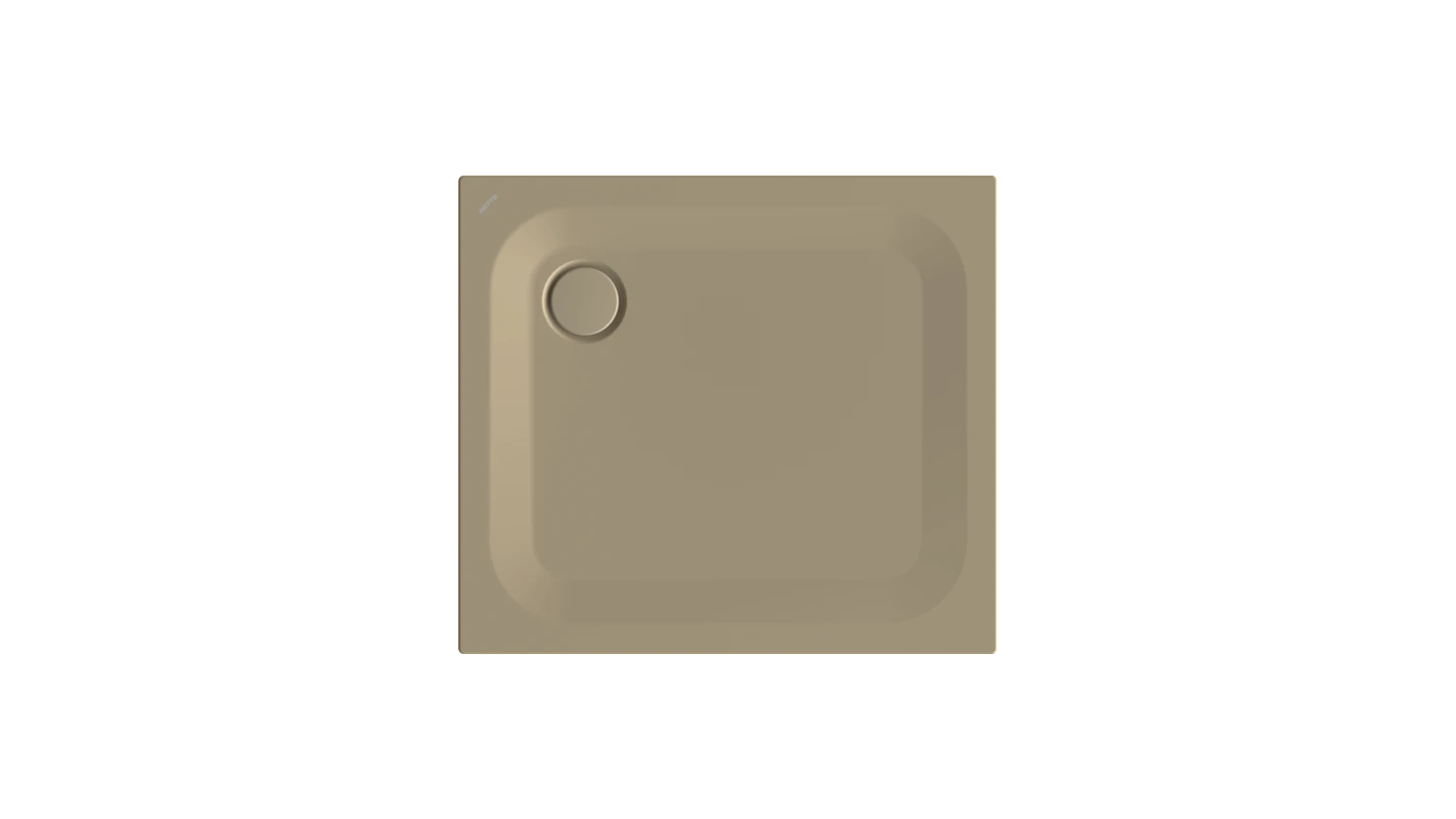 Bette rechteck Duschwanne „BetteUltra“ 900 × 800 mm mit BetteAntirutsch Pro, ohne Oberflächenveredelung, ohne Wannenträger, in Hazel