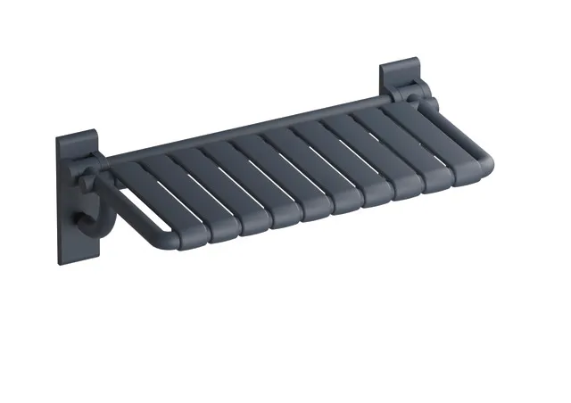 Duschklappsitz „Serie 801“ in Anthrazitgrau Duschklappsitz „Serie 801“ in Anthrazitgrau