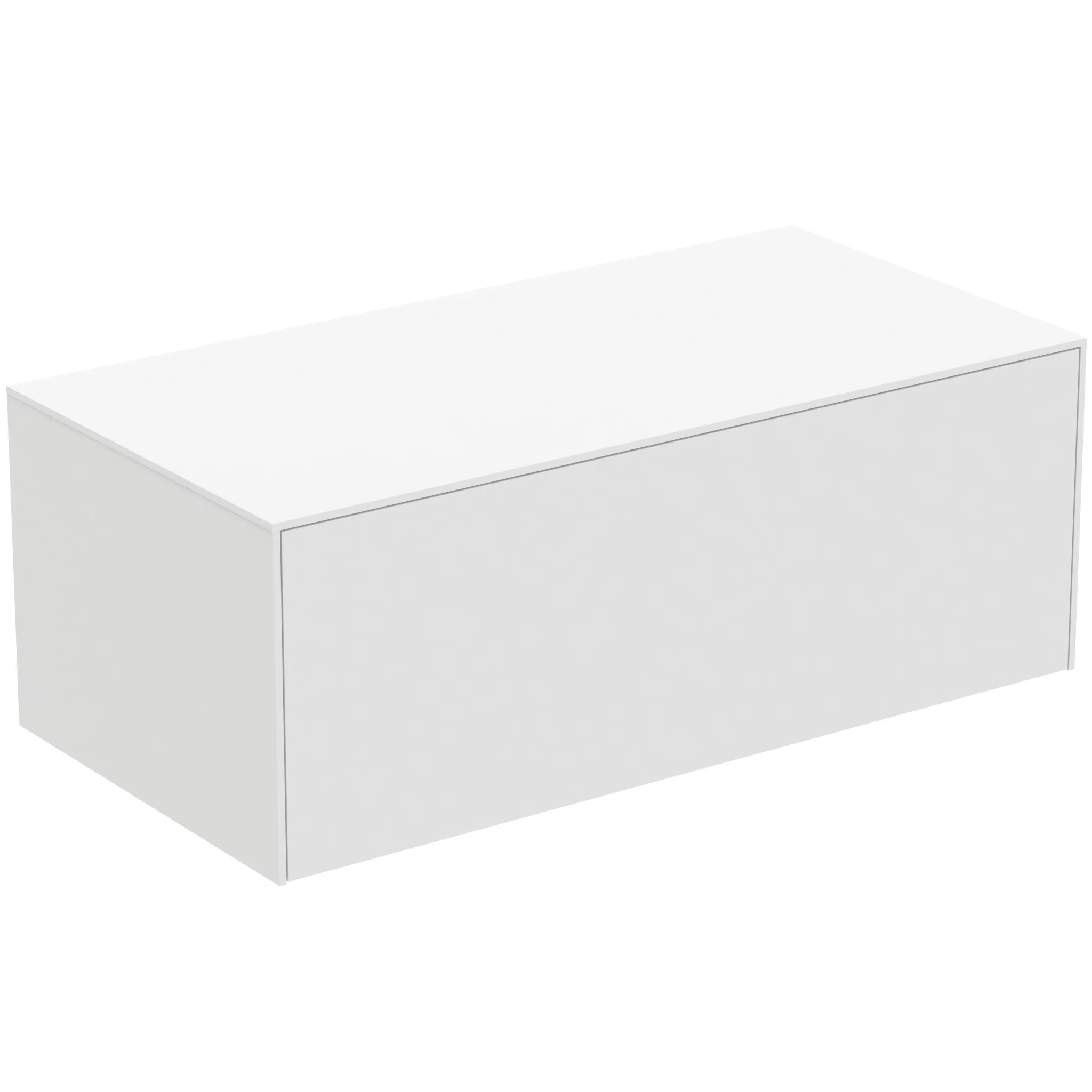 Ideal Standard Waschtischunterschrank „Conca“ 100,2 × 37 × 50,5 cm Weiß matt lackiert Ideal Standard Waschtischunterschrank „Conca“ 100,2 × 37 × 50,5 cm Weiß matt lackiert